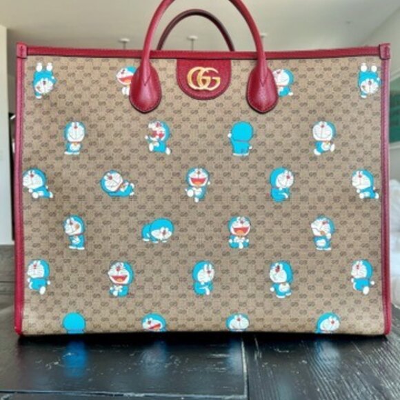 ⭐ ITEM: Gucci x Doraemon Large Tote (Limited Edition 2021 Lunar New Year Collect - Picture 14 of 14